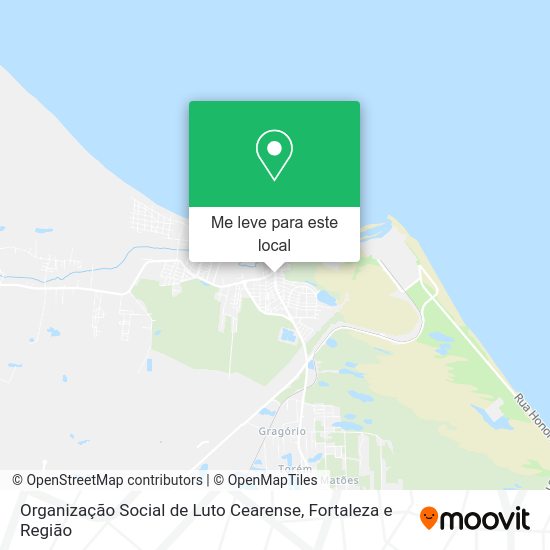 Organização Social de Luto Cearense mapa