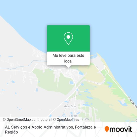 AL Serviços e Apoio Administrativos mapa