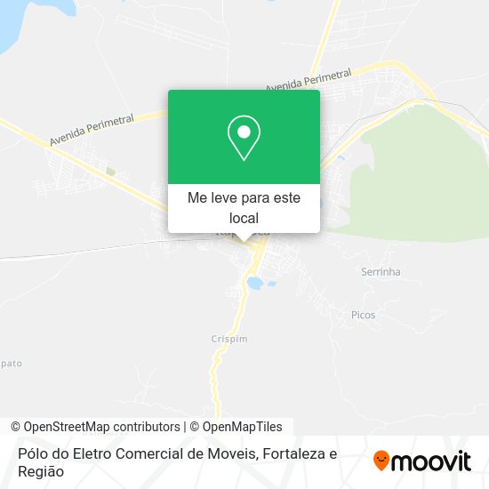 Pólo do Eletro Comercial de Moveis mapa