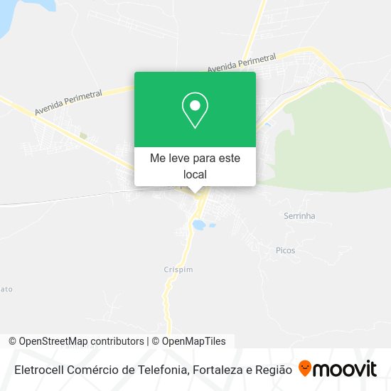 Eletrocell Comércio de Telefonia mapa