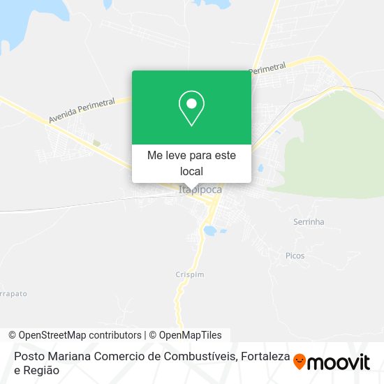 Posto Mariana Comercio de Combustíveis mapa