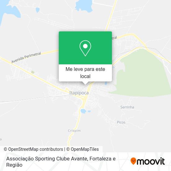 Associação Sporting Clube Avante mapa