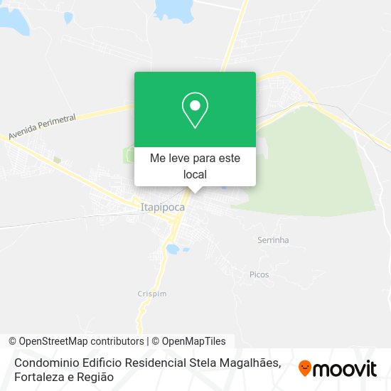 Condominio Edificio Residencial Stela Magalhães mapa