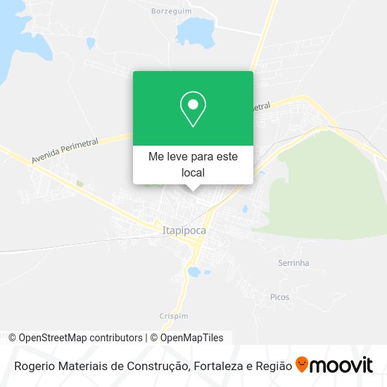 Rogerio Materiais de Construção mapa