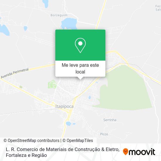 L. R. Comercio de Materiais de Construção & Eletro mapa