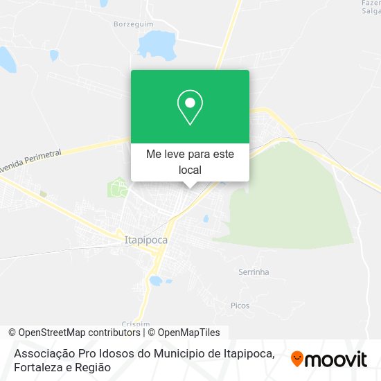 Associação Pro Idosos do Municipio de Itapipoca mapa