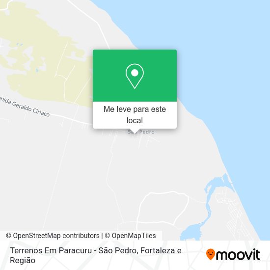 Terrenos Em Paracuru - São Pedro mapa
