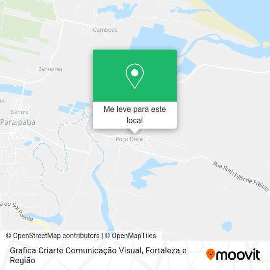 Grafica Criarte Comunicação Visual mapa