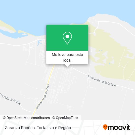 Zaranza Rações mapa