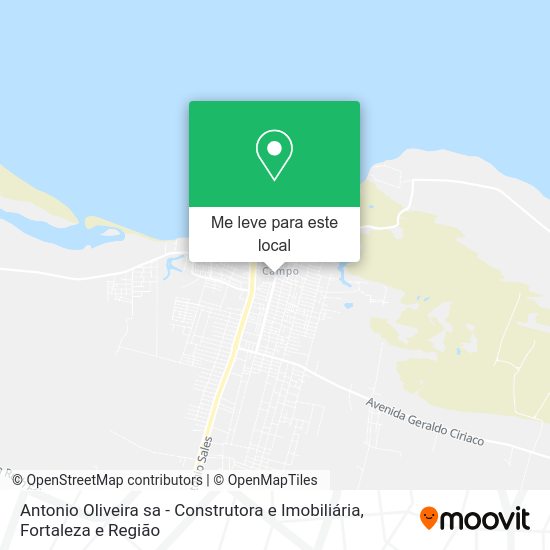 Antonio Oliveira sa - Construtora e Imobiliária mapa