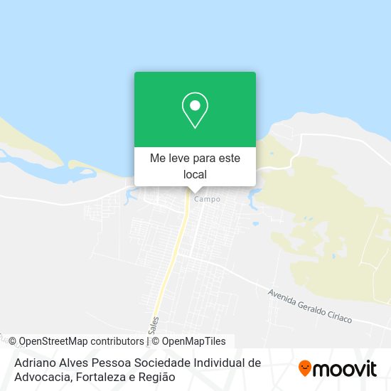Adriano Alves Pessoa Sociedade Individual de Advocacia mapa