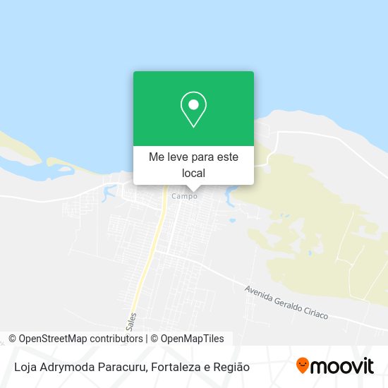 Loja Adrymoda Paracuru mapa