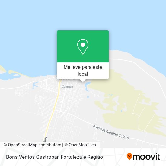 Bons Ventos Gastrobar mapa