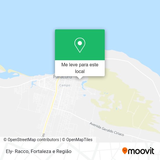 Ely- Racco mapa
