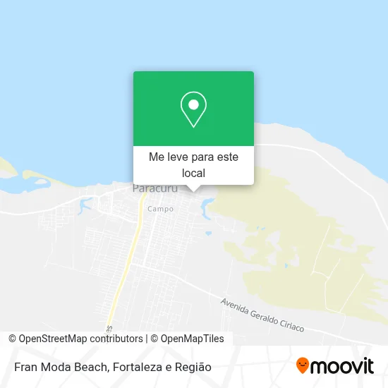 Fran Moda Beach mapa