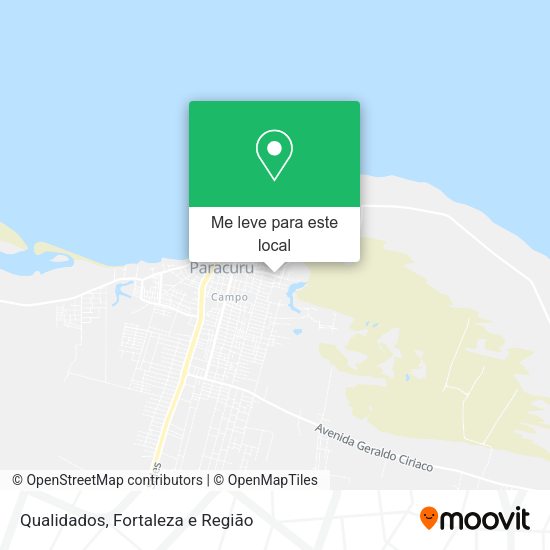 Qualidados mapa
