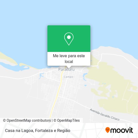 Casa na Lagoa mapa