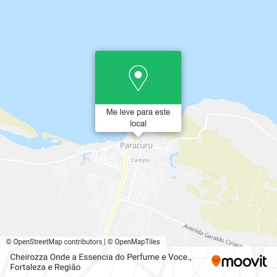 Cheirozza Onde a Essencia do Perfume e Voce. mapa