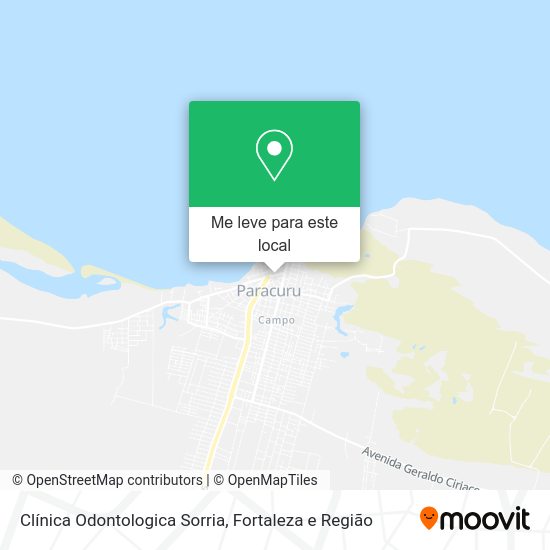 Clínica Odontologica Sorria mapa