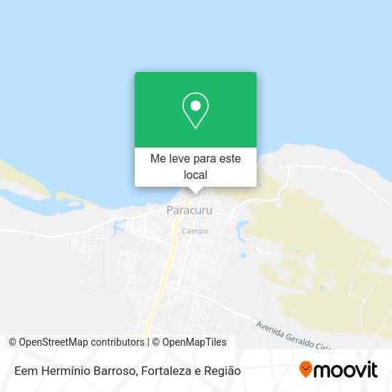 Eem Hermínio Barroso mapa