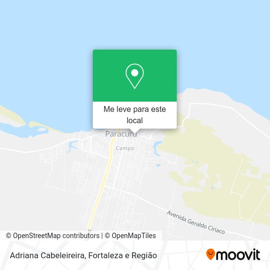 Adriana Cabeleireira mapa