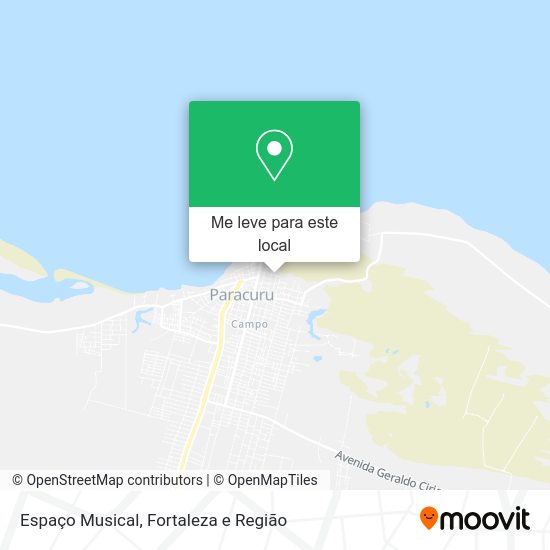 Espaço Musical mapa