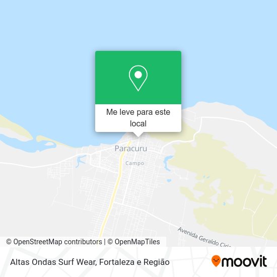 Altas Ondas Surf Wear mapa