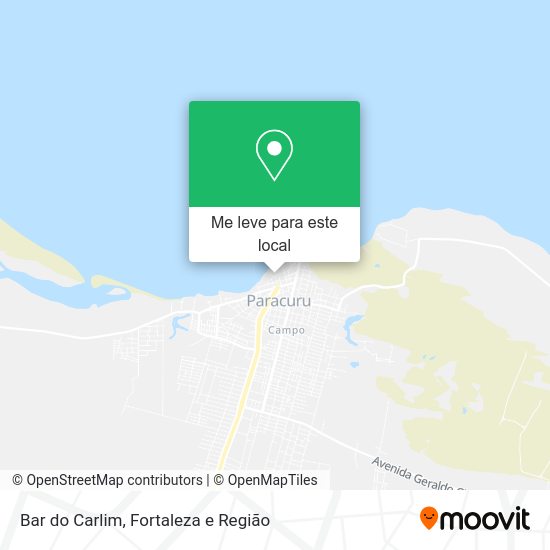 Bar do Carlim mapa