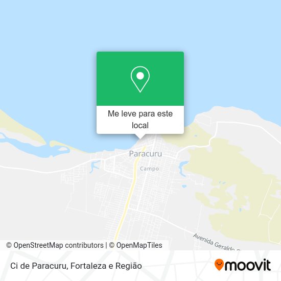 Ci de Paracuru mapa