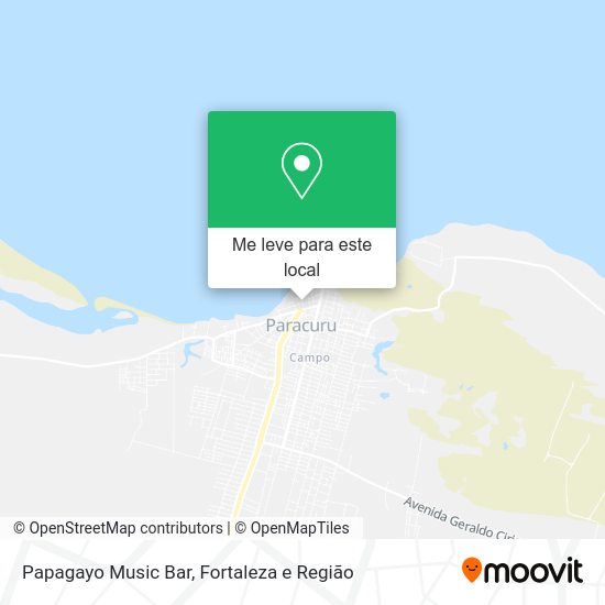 Papagayo Music Bar mapa