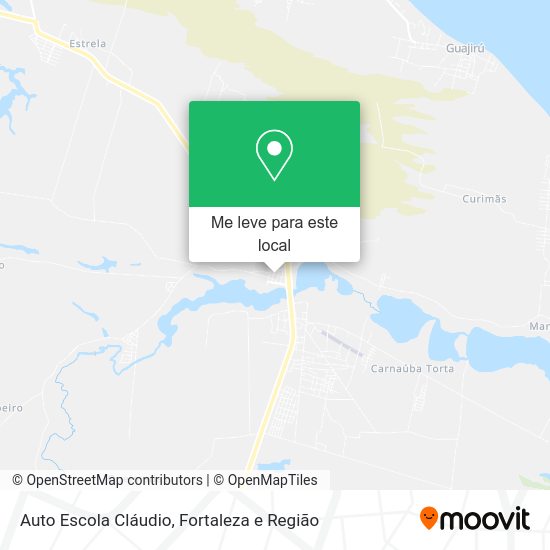 Auto Escola Cláudio mapa