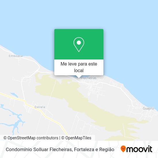 Condomínio Solluar Flecheiras mapa