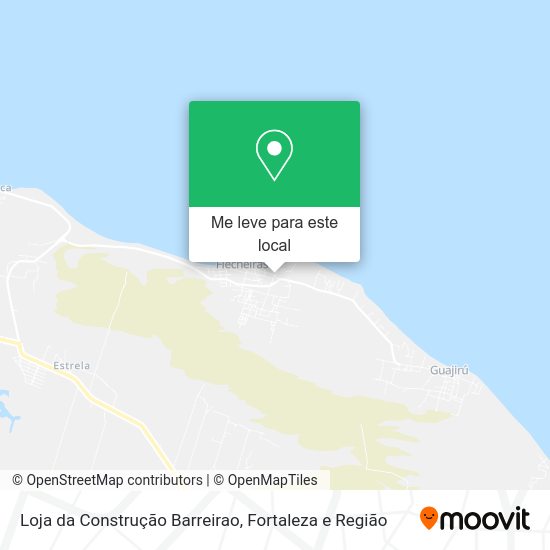 Loja da Construção Barreirao mapa
