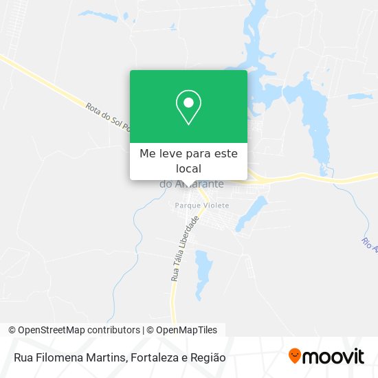 Rua Filomena Martins mapa
