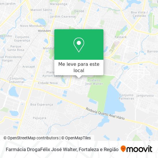 Farmácia DrogaFélix José Walter mapa