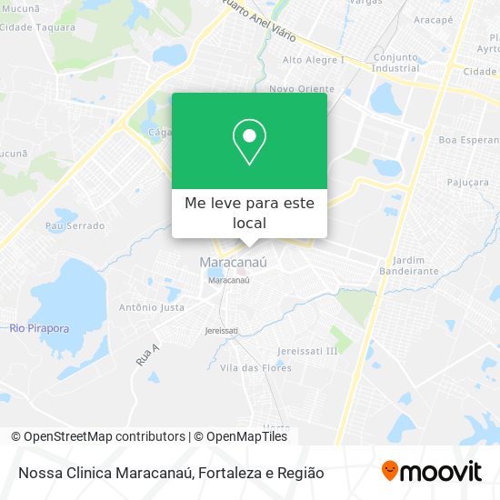 Nossa Clinica Maracanaú mapa