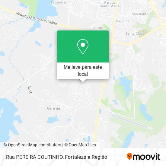 Rua PEREIRA COUTINHO mapa