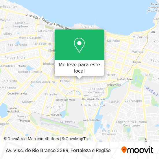 Av. Visc. do Rio Branco 3389 mapa