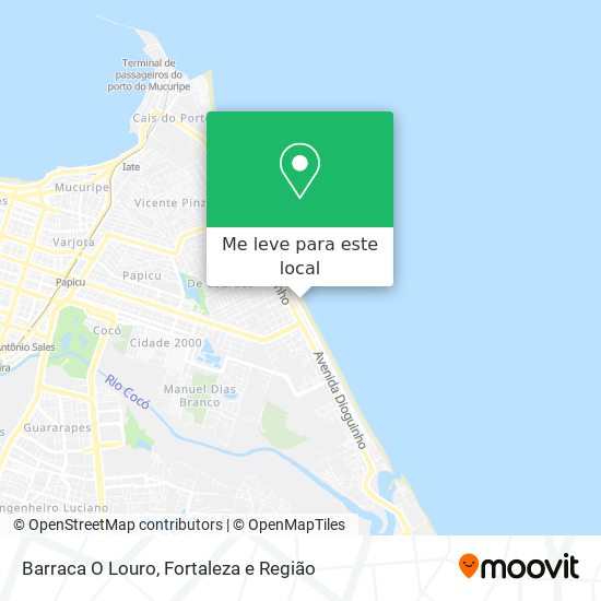 Barraca O Louro mapa