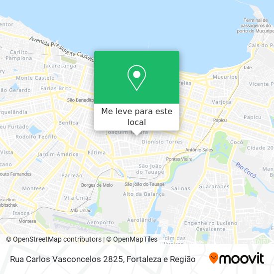 Rua Carlos Vasconcelos 2825 mapa