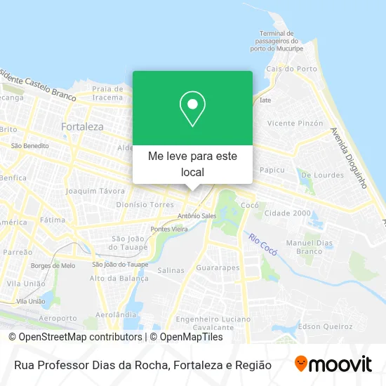 Rua Professor Dias da Rocha mapa