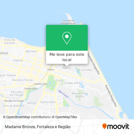 Madame Bronze mapa