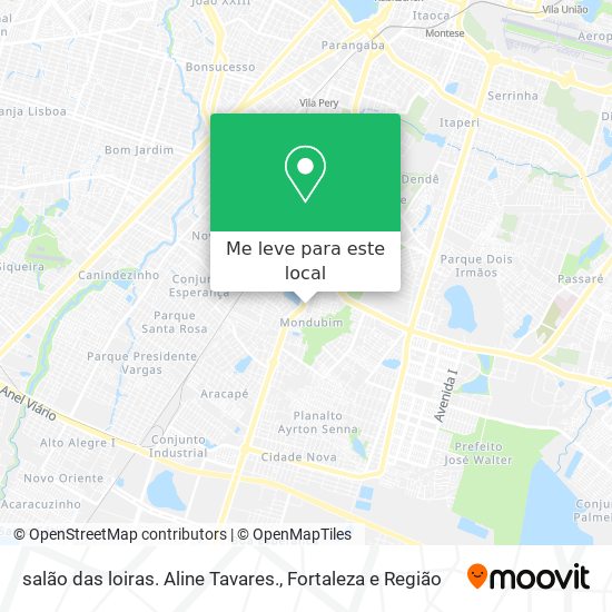 salão das loiras. Aline Tavares. mapa