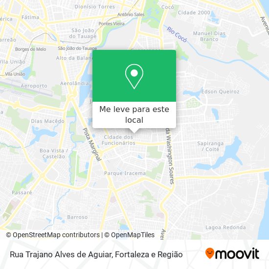 Rua Trajano Alves de Aguiar mapa