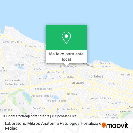 Laboratório Mikros Anatomia Patológica mapa