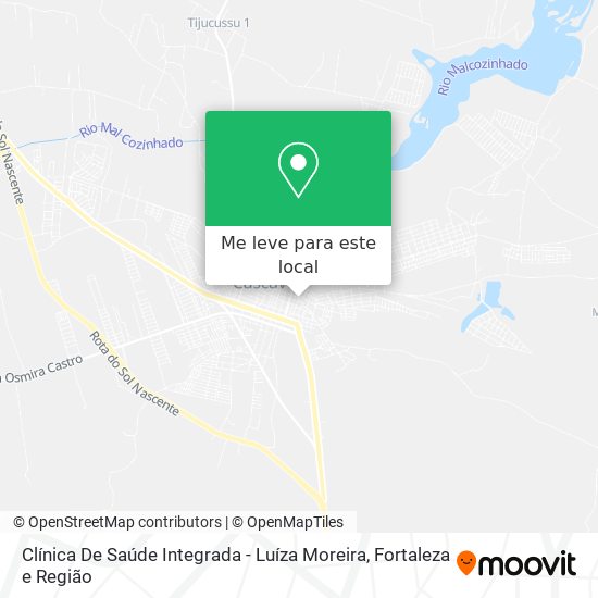 Clínica De Saúde Integrada - Luíza Moreira mapa