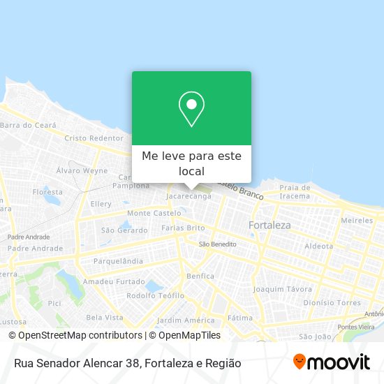 Rua Senador Alencar 38 mapa