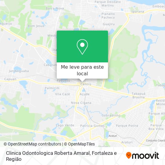 Clinica Odontologica Roberta Amaral mapa