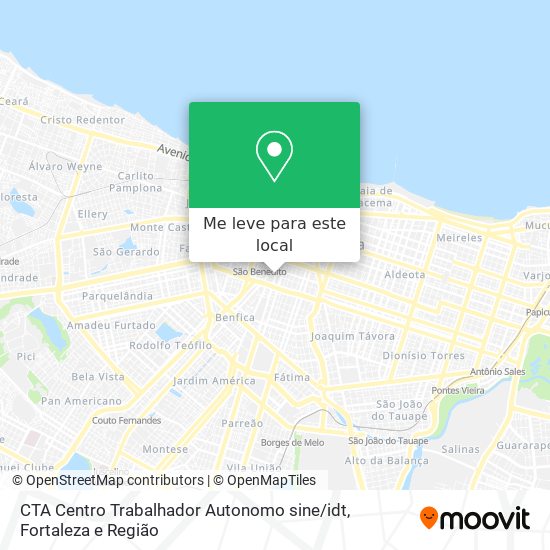 CTA Centro Trabalhador Autonomo sine / idt mapa