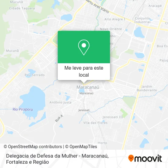 Delegacia de Defesa da Mulher - Maracanaú mapa